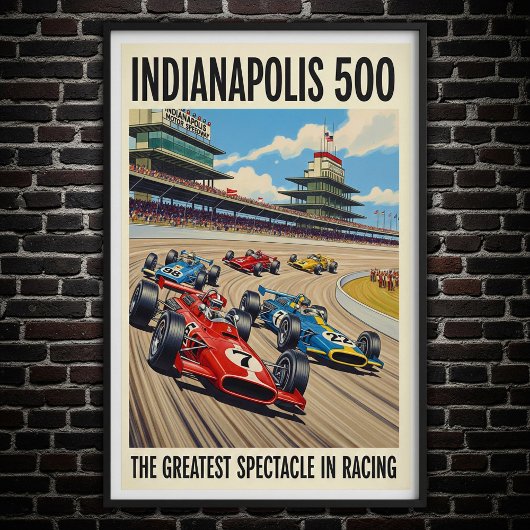 1960 Indianapolis 500 Wall Poster
