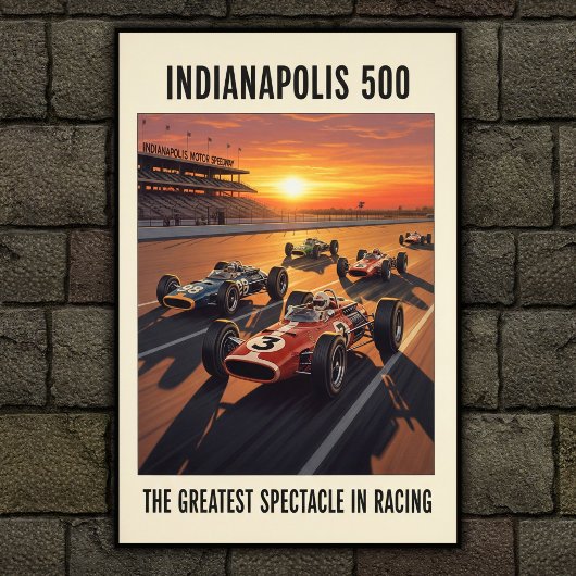 1960 Indianapolis 500  Wall Poster