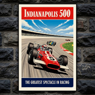 1960 Indianapolis 500 Wall Poster
