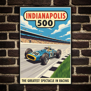 1960 Indianapolis 500 Wall Poster