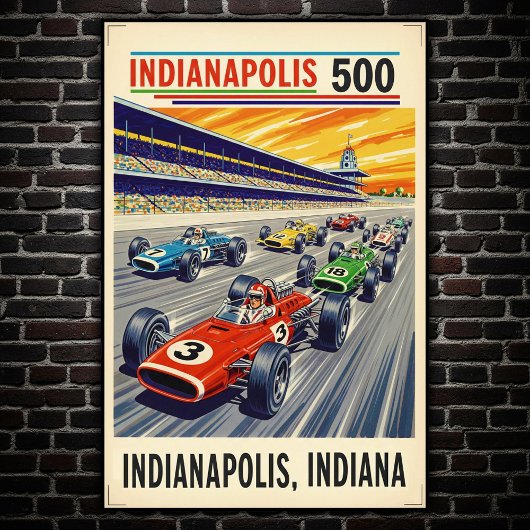 1960 Indianapolis 500  Wall Poster