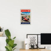 1960 Indianapolis 500 Wall Poster (Thuiskantoor)