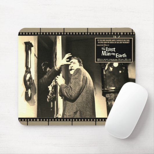 1960 is het laatste Man op Aarde Mousepad Muismat (Met muis)