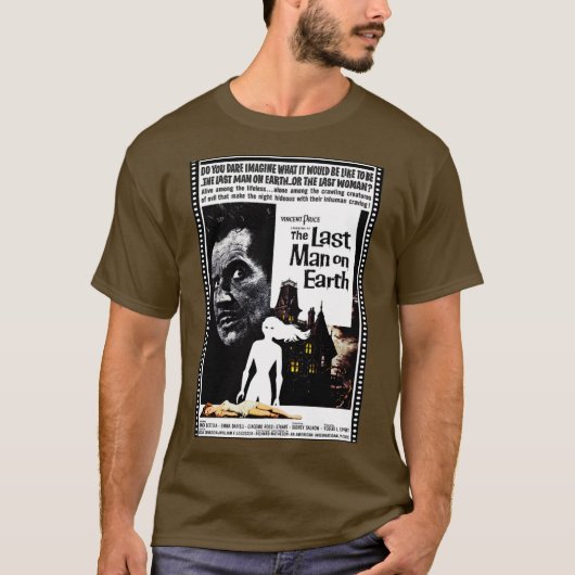 1960 is het laatste Man op aarde T-Shirt (Voorkant)