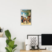 1960 Jamaica Travel Poster (Thuiskantoor)