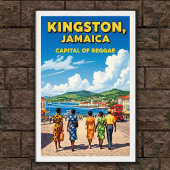 1960 Jamaica Travel Poster