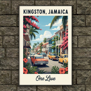 1960 Jamaica Travel Poster