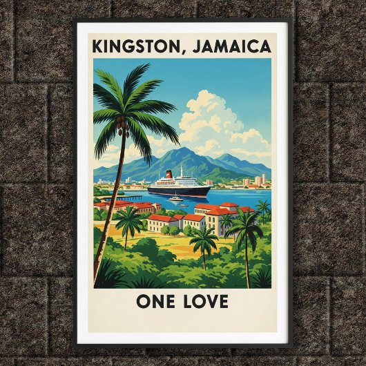 1960  Jamaica Travel Poster