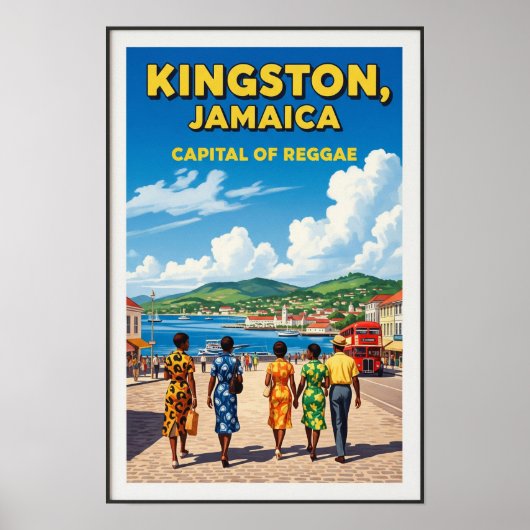 1960  Jamaica Travel Poster (Voorkant)
