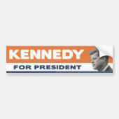 1960 John F. Kennedy for President Bumpersticker (Voorkant)