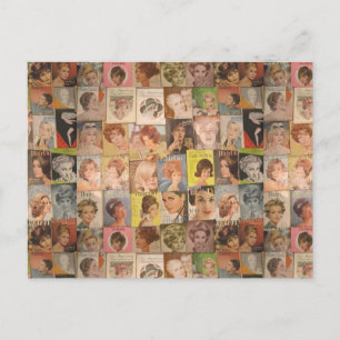  1960 Kapsels Collage Moederdag Briefkaart