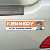 1960 Kennedy For President Bumpersticker (Op auto)