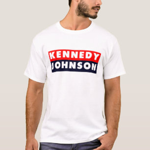 1960 Kennedy Johnson Bumpersticker T-shirt