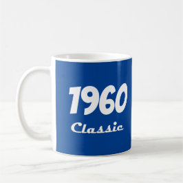 1960 Klassieke 60e Verjaardagsviering Koffiemok