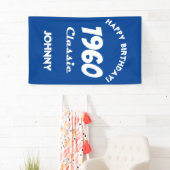 1960 Klassieke 60e Verjaardagsviering Spandoek (Insitu)