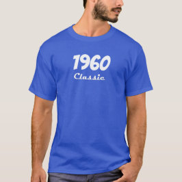 1960 Klassieke 60e verjaardagsviering T-shirt