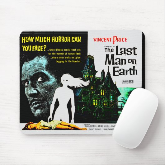 1960 - Laatste Man op aarde - Mousepad Muismat (Met muis)