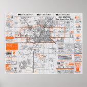 1960 Las Vegas Area Map Poster (Voorkant)