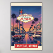 1960  Las Vegas Travel Poster (Voorkant)