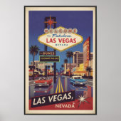 1960  Las Vegas Travel Poster (Voorkant)