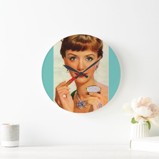 1960-lipstick dame grote klok (Huis)