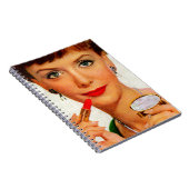 1960-lipstick dame notitieboek (Rechterzijde)