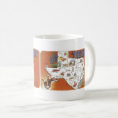 1960 Lone Star State Briefkaart TX Koffiemok (Voorkant rechts)