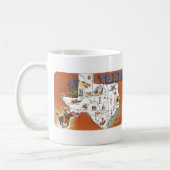 1960 Lone Star State Briefkaart TX Koffiemok (Links)