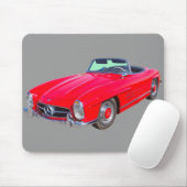 1960 Mercedes Benz 300 SL Converteerbaar Muismat (Met muis)