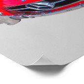 1960 Mercedes Benz 300 SL Converteerbaar Poster (Hoek)