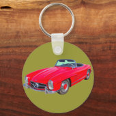 1960 Mercedes Benz 300 SL Converteerbaar Sleutelhanger (Voorkant)