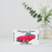 1960 Mercedes Benz 300 SL Converteerbaar Visitekaartje (Staand voorkant)