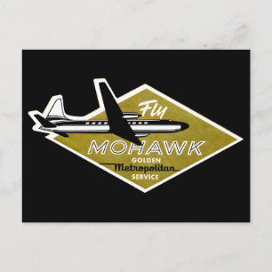 1960 Mohawk Airlines II Briefkaart