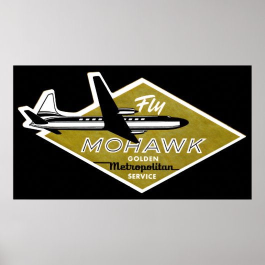 1960 Mohawk Airlines II Poster (Voorkant)