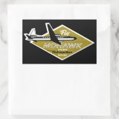 1960 Mohawk Airlines II Rechthoekige Sticker (Tas)