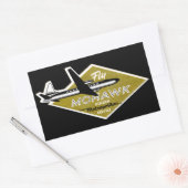 1960 Mohawk Airlines II Rechthoekige Sticker (Envelop)