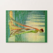 1960 mooie dame in de avondjurk legpuzzel (Horizontaal)