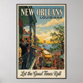 1960  New Orleans Wall Poster (Voorkant)