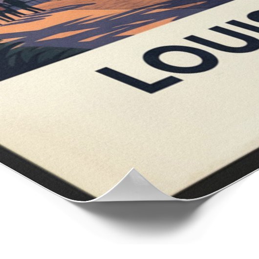 1960  New Orleans Wall Poster (Hoek)