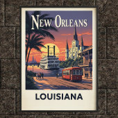 1960  New Orleans Wall Poster