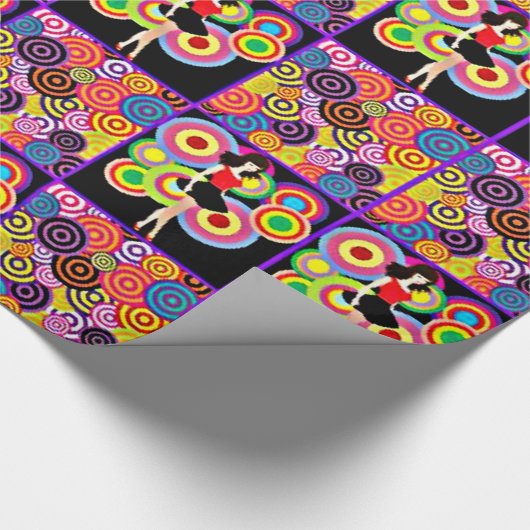 1960  ontwerp cadeaupapier (Hoek)