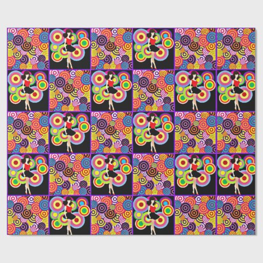 1960  ontwerp cadeaupapier (Vlak)