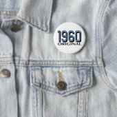 1960 Origineel Ronde Button 5,7 Cm (In situ)