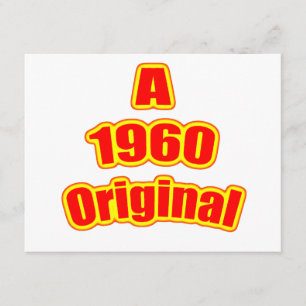 1960 Origineel Rood Kaart