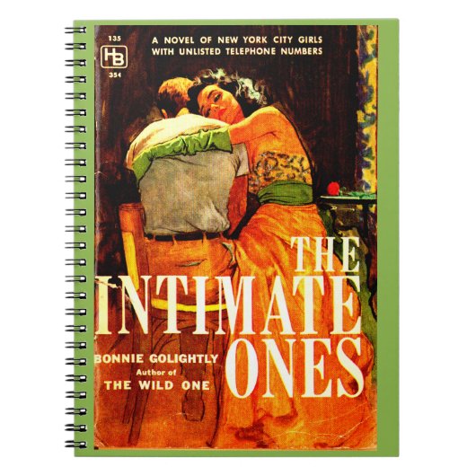 1960 pulp roman cover The Intimate One Notitieboek (Voorkant)