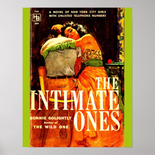 1960 pulp roman cover The Intimate One print (Voorkant)