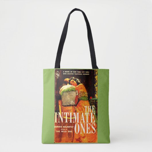 1960 pulp roman cover The Intimate One print Tote Bag (Voorkant)