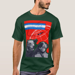 1960 Space Dogs Strelka en Belka T-shirt