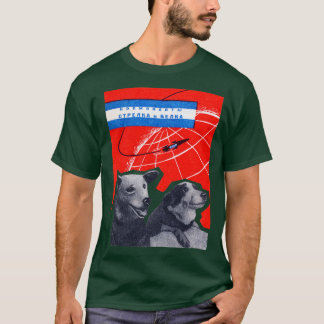 1960 Space Dogs Strelka en Belka T-shirt