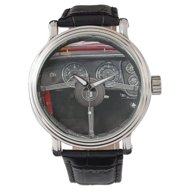 1960 Triumph TR3 Stuurwiel Horloge (Voorkant)
